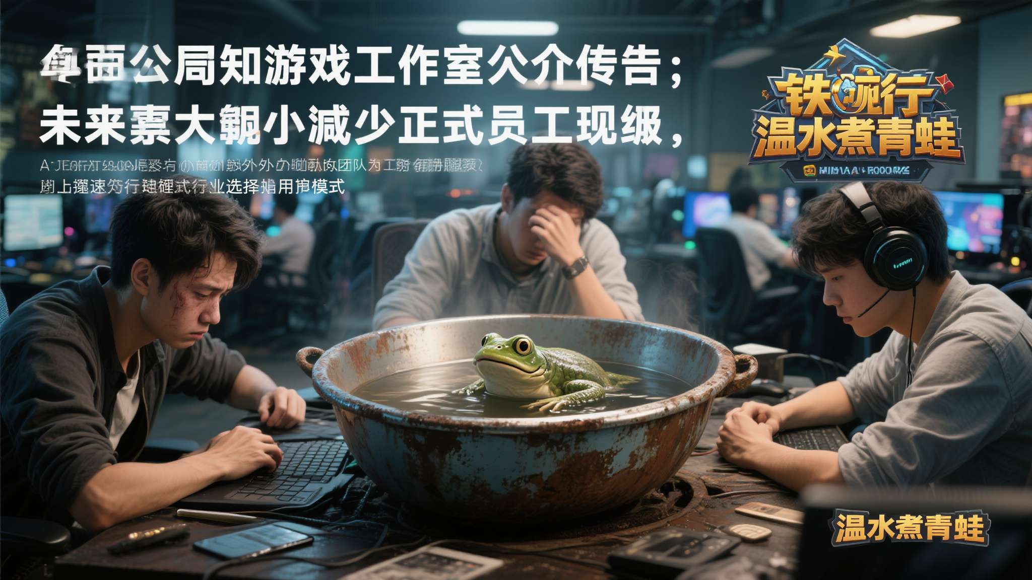 爆了!知名游戏工作室称长期饭碗想太美 以后只招外包 游戏行业的铁饭碗,正在悄悄生锈。近日,一家知名游戏工作室公开表态:未来将大幅削减